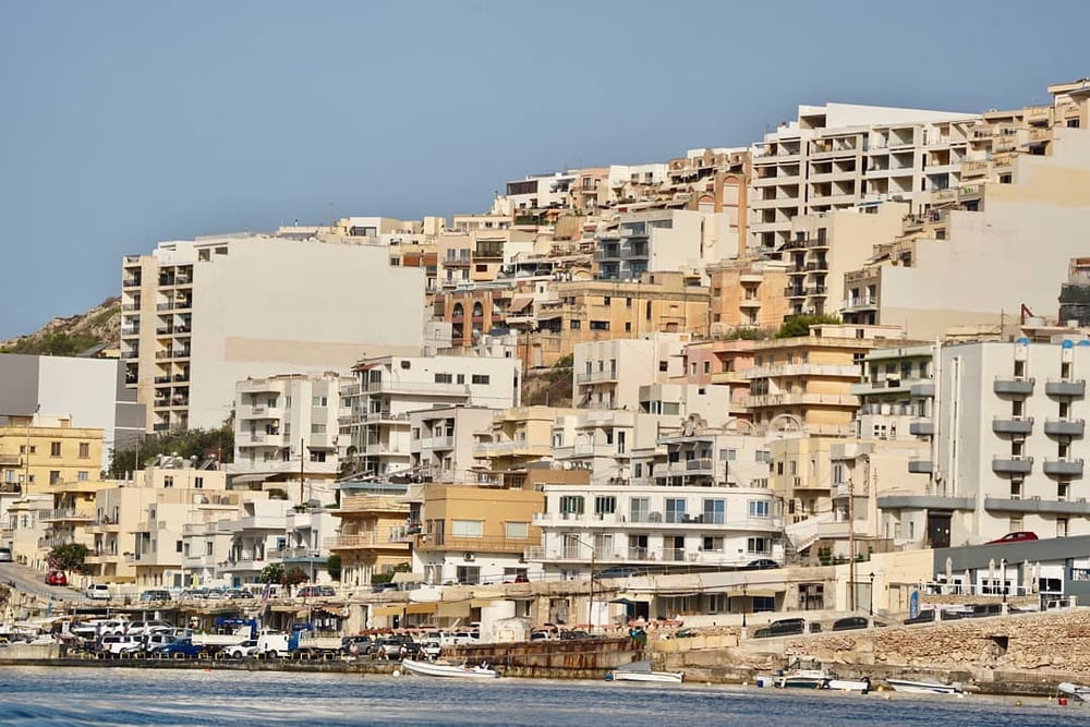 A hillside packed edge-to-edge with buildings